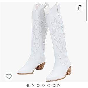 White Cowboy Boots